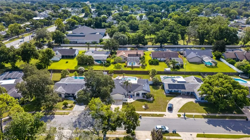 Aerial View of Neighborhood