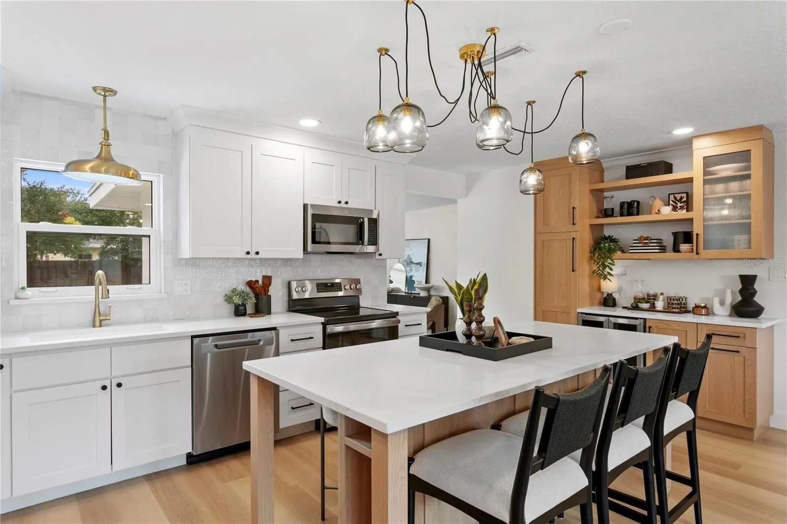 A kitchen that beautifully combines style and functionality.