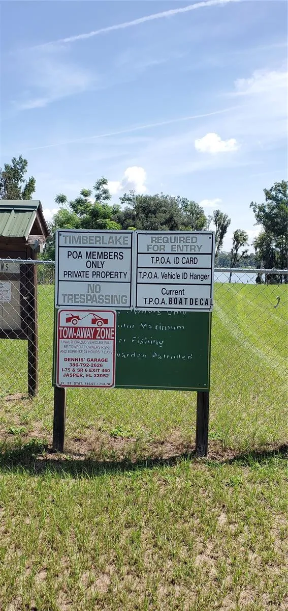 Access to private boat ramp
