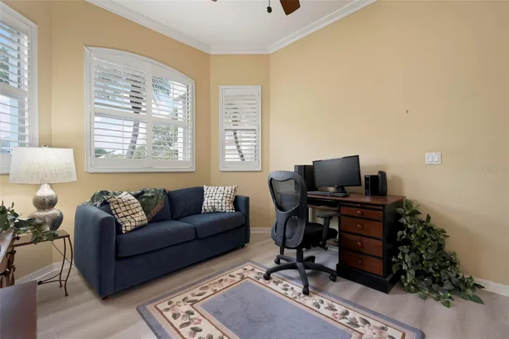 Office or 3rd bedroom with brand new flooring