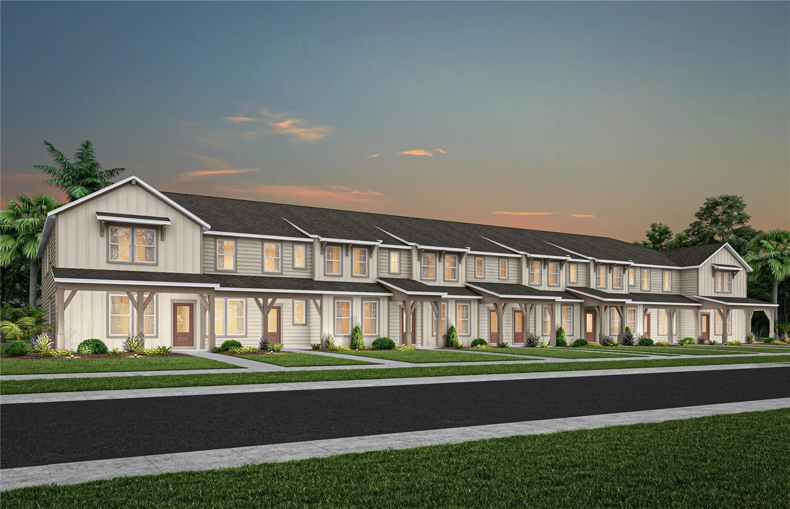 Exterior Design. Artistic rendering for this new construction home. Pictures are for illustrative purposes only. Elevations, colors and options may vary.