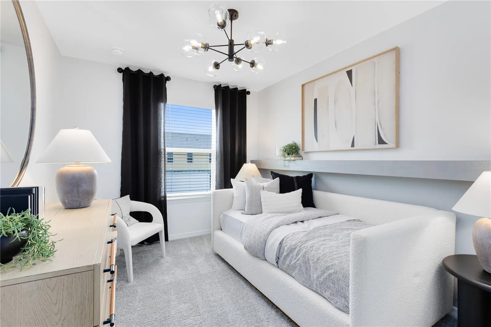 Model Home Design Only. Pictures and furnishings are for illustrative purposes only. Elevations, colors and options may vary. Furniture is for model home staging only.