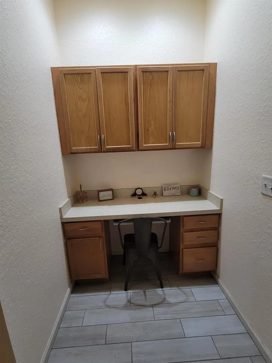 Built in desk