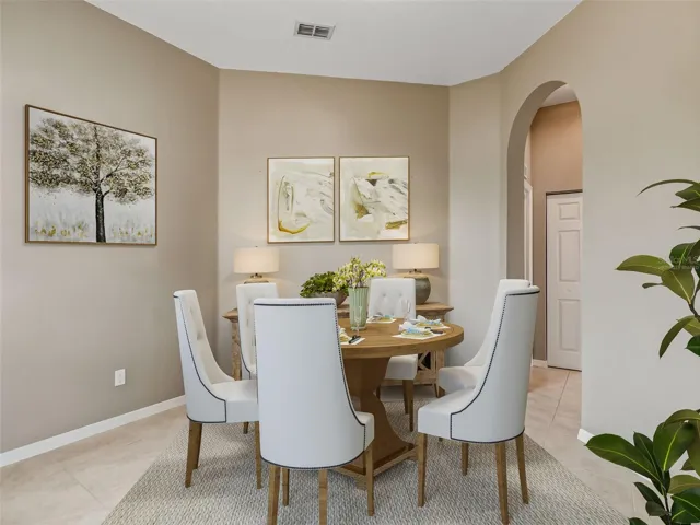 Virtually Staged Dining room or office