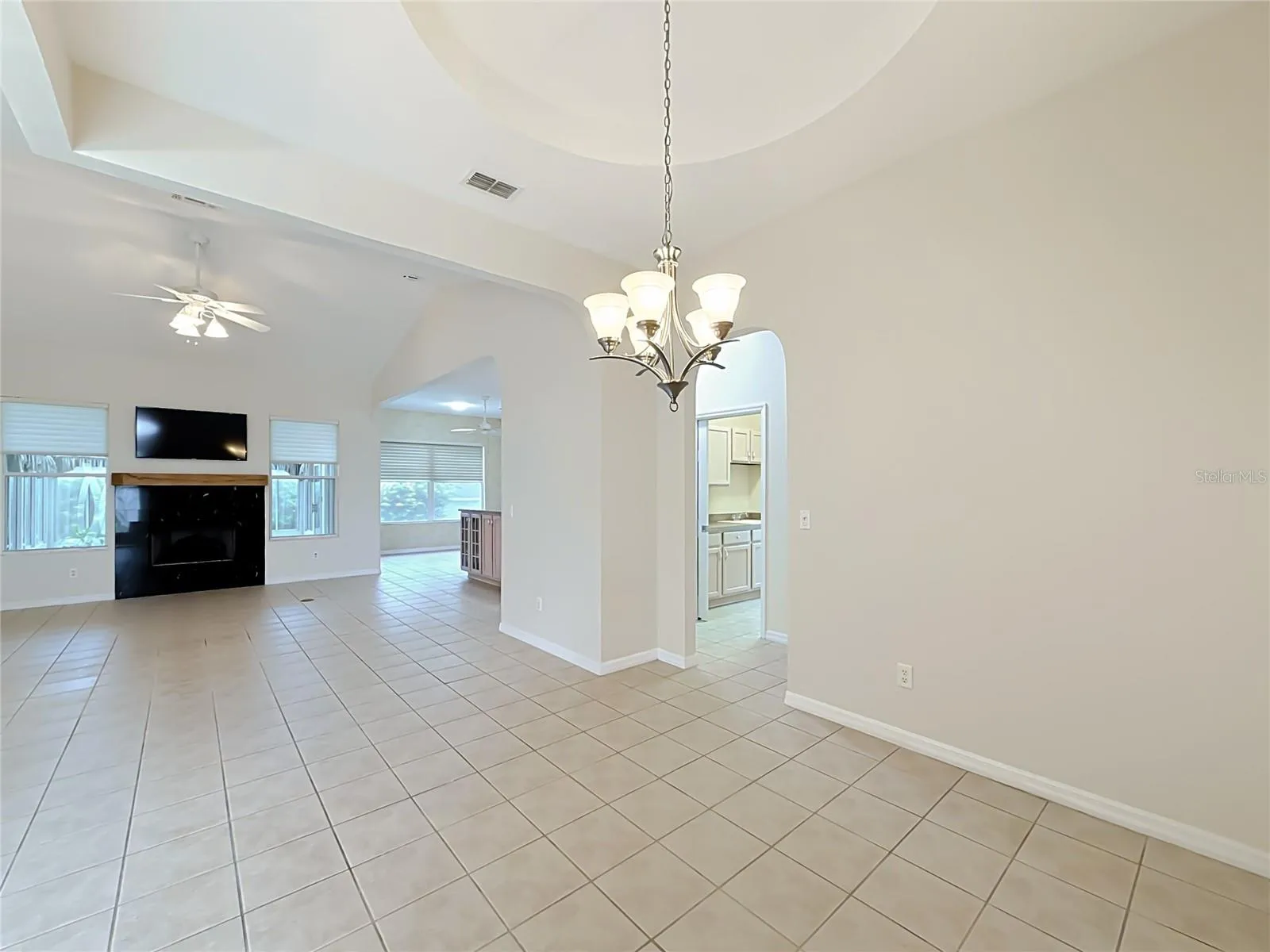 Tile floors can be cleaned and the grout lines disappear.
