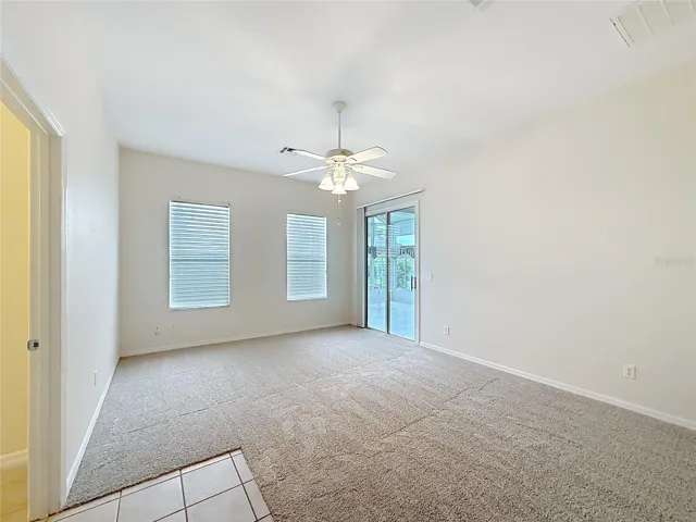 Primary bedroom, new carpet