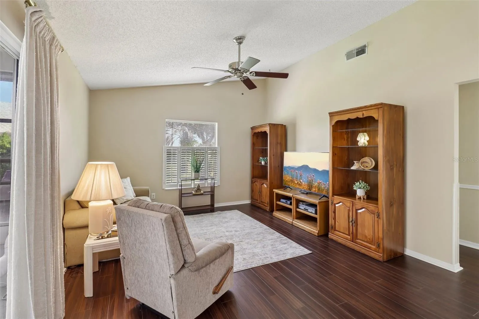 Family room off kitchen