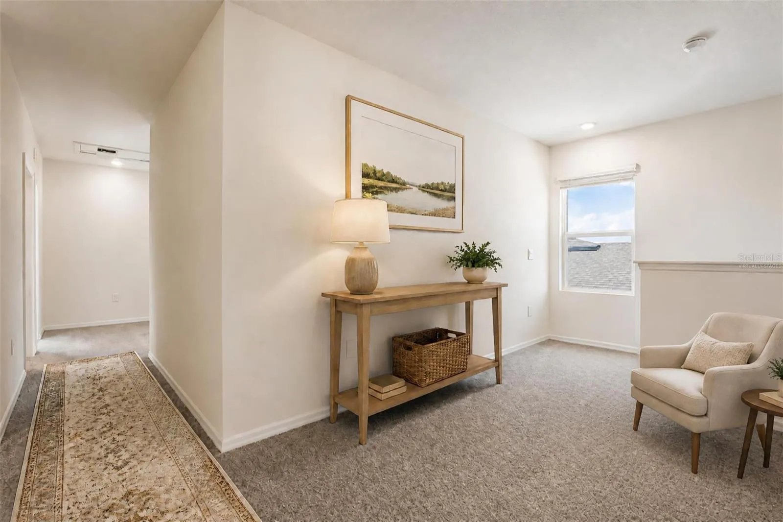 Virtually staged loft