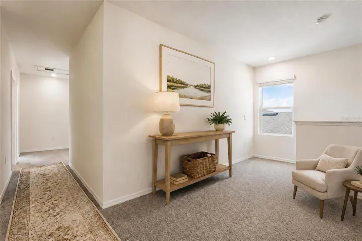 Virtually staged loft