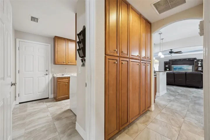 Lots of extra storage in the hallway