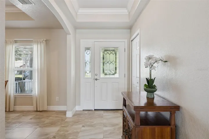 Inviting foyer