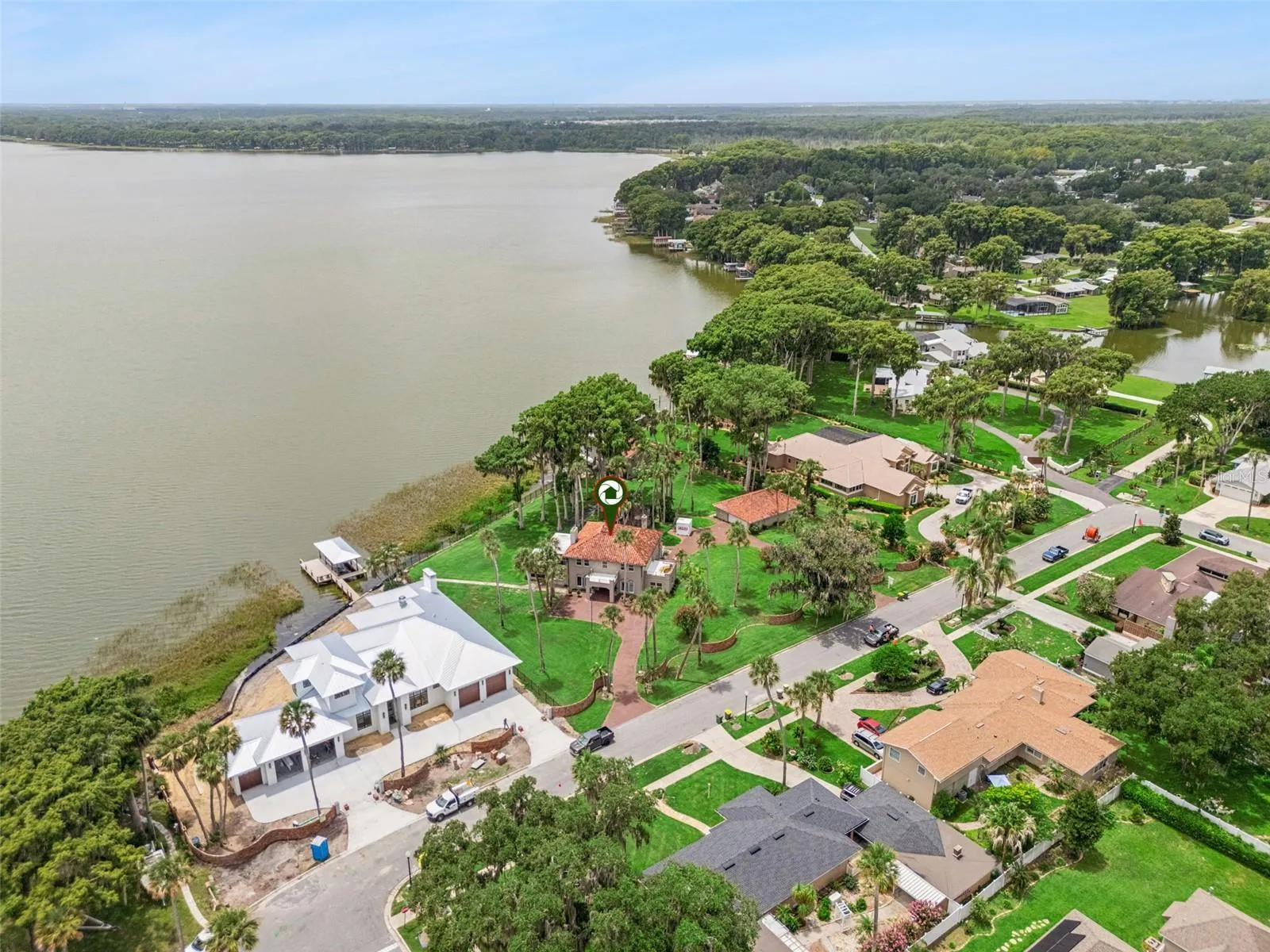 Ideally located on prestigious Lake Shore Drive in historic Leesburg