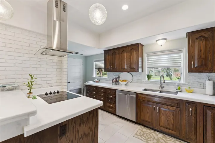 Spacious chef's kitchen with abundant storage and premium finishes