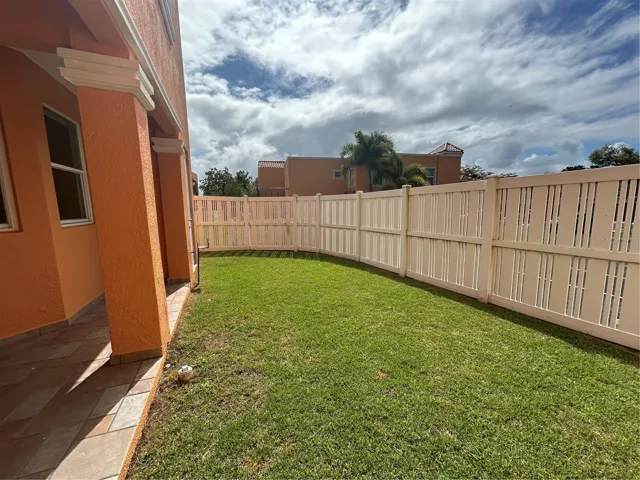 Fenced Patio