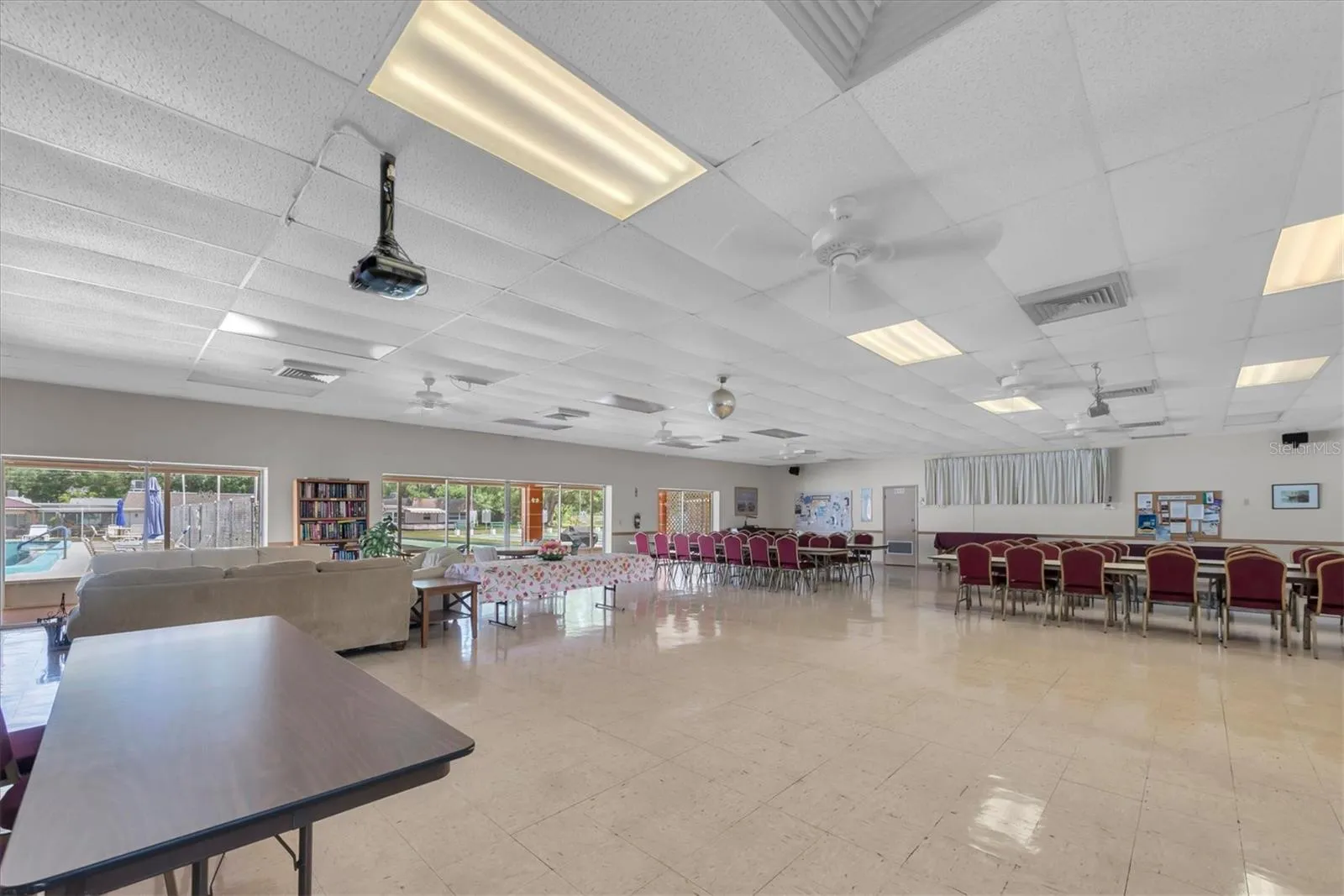 Clubhouse event area