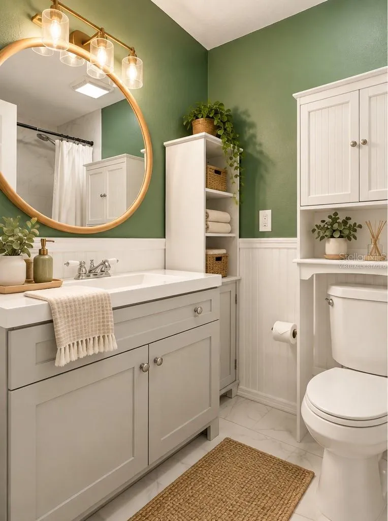 Bathroom- Virtually Staged