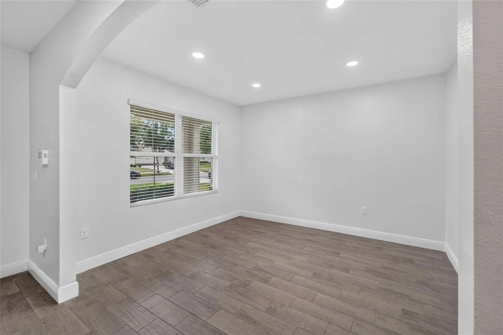 First Floor Flex Space off of Foyer overlooking front yard
