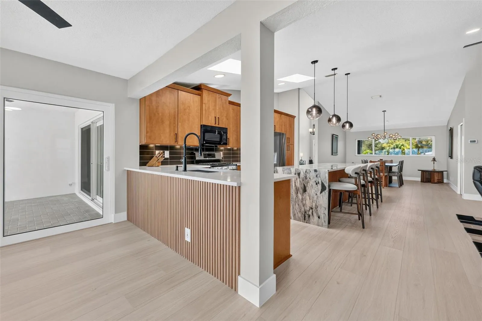 A beautifully remodeled kitchen featuring premium finishes, timeless design, and a warm, welcoming atmosphere you'll love coming home to.