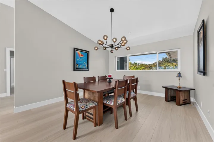 Open and airy dining room ideal for seamless entertaining and family gatherings.