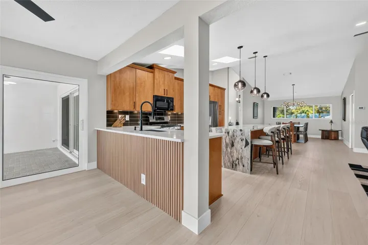 A beautifully remodeled kitchen featuring premium finishes, timeless design, and a warm, welcoming atmosphere you'll love coming home to.