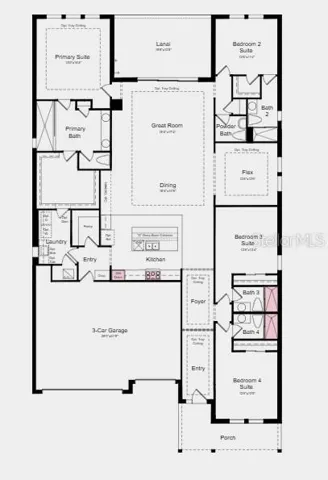 Additional Highlights include: Tray ceiling package, shower in place of tub in bath three and four, pool pre-wire, and outdoor kitchen rough-in