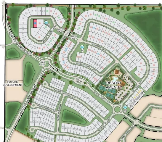 11341 Bourbon Rose Circle Site Map