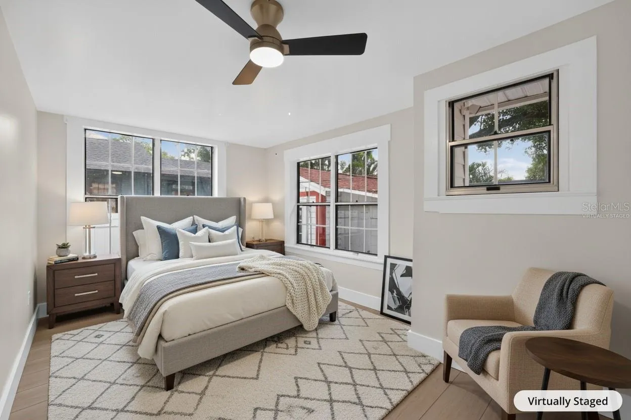 "Virtually Staged" #3 Back Bedroom