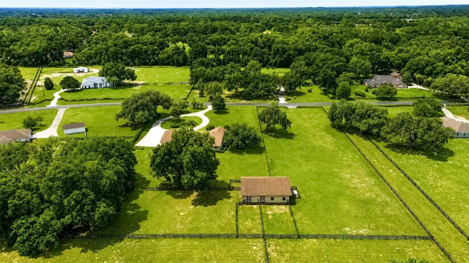 Aerial of Farm from the rear fenceline