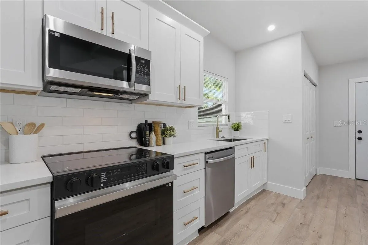 Living Room and Laundry closet