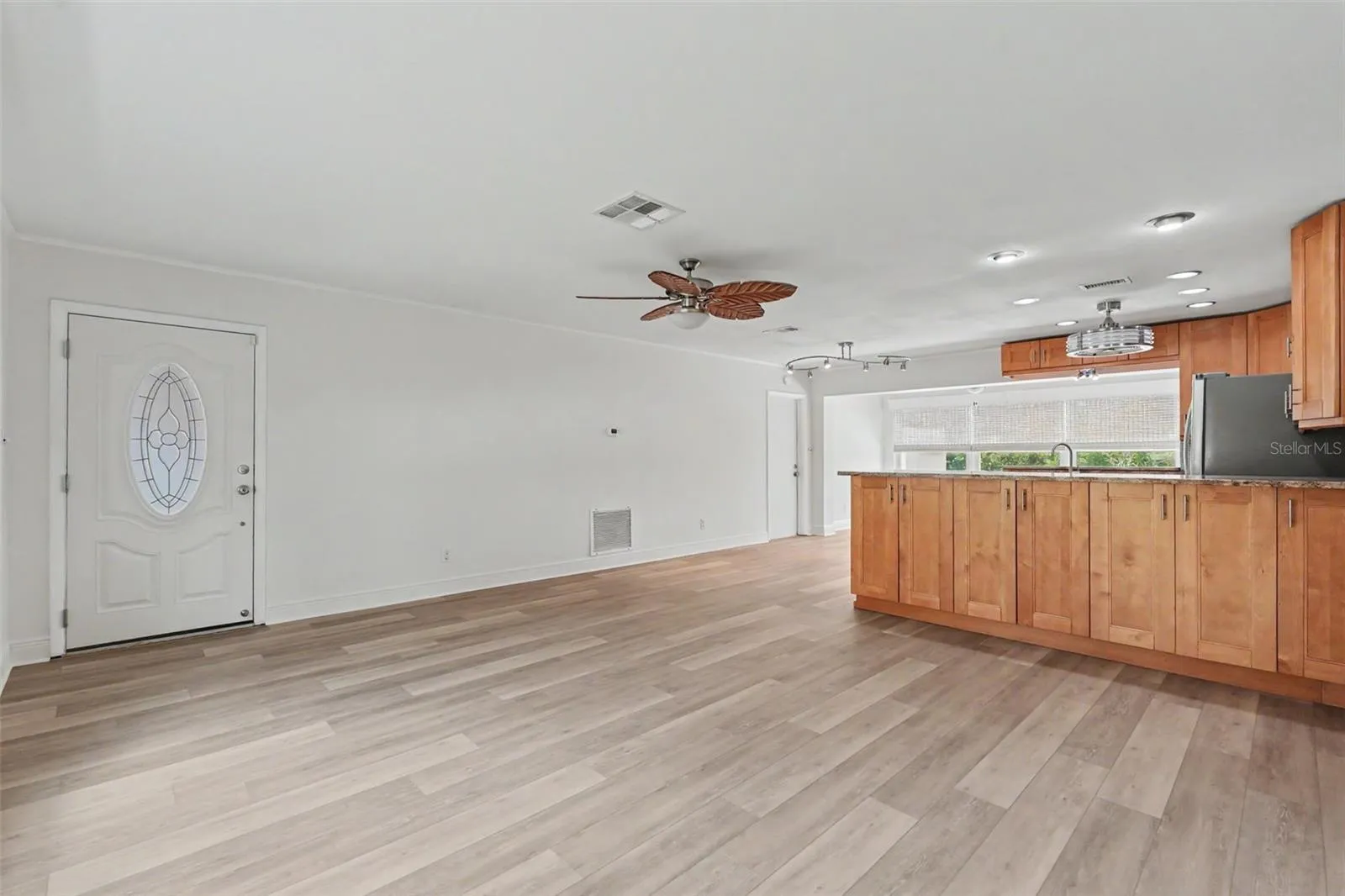 Front door opens to Open Floor Plan