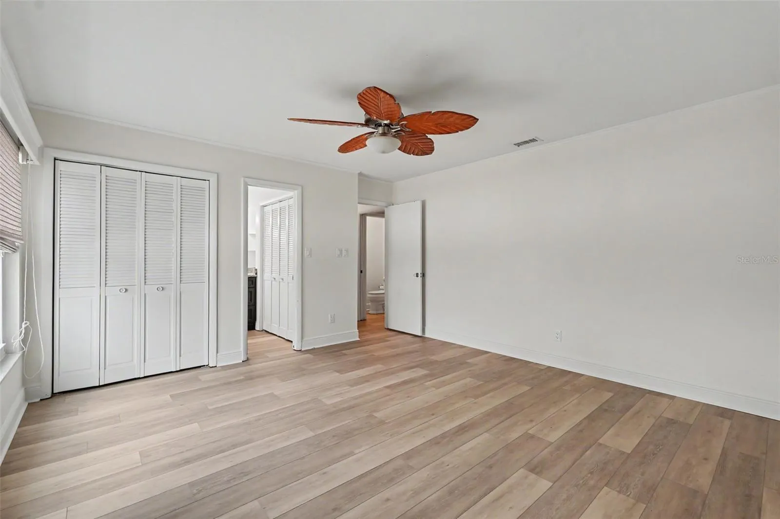 Primary with one of the closets &amp; bath