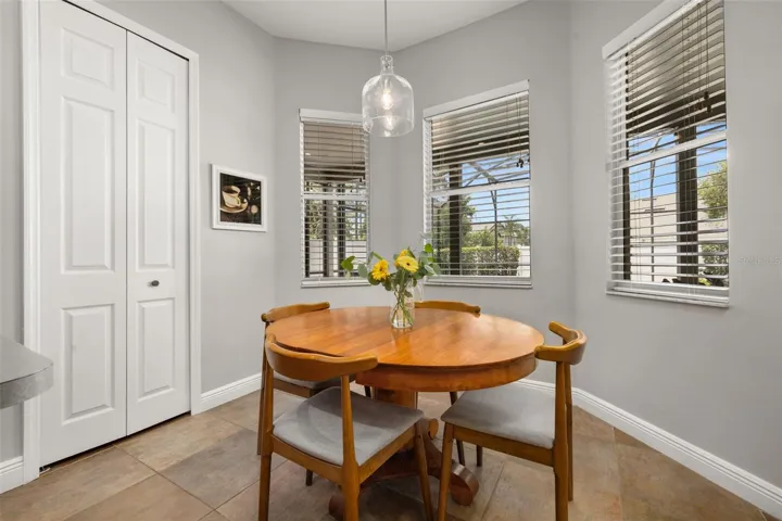 Eat in kitchen breakfast nook