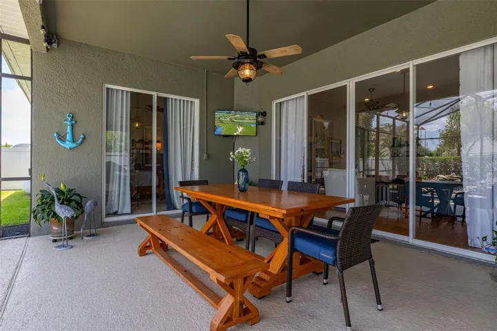 Covered patio