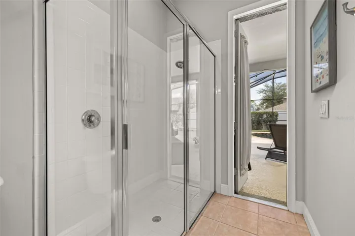 Exit to pool/patio
