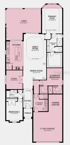 Additional Highlights include: whole house impact windows, tray ceiling package, 8' interior doors, 10' ceilings, outdoor kitchen rough-in, prewire for future pool/spa, laundry sink, and bay window at primary suite.