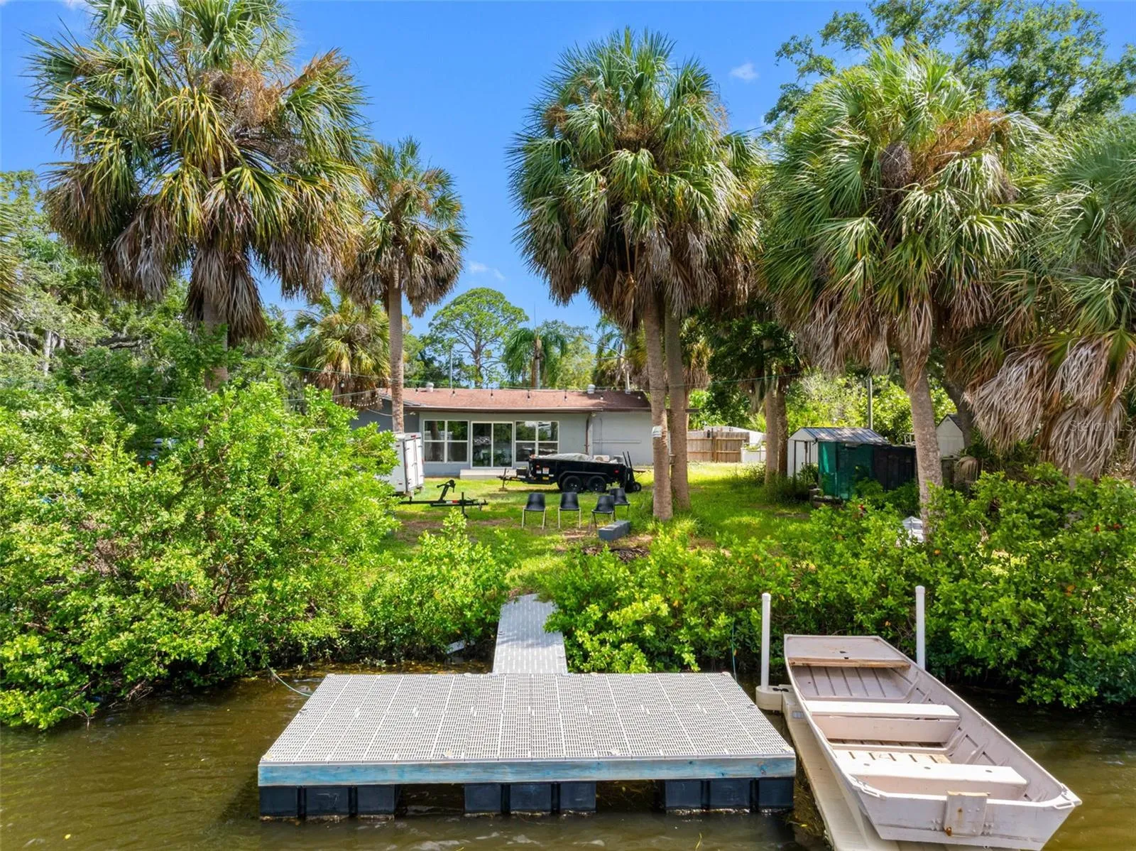 water access/ park your boat/ create water memories.