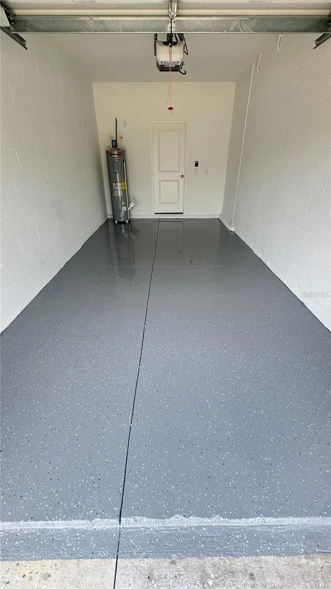 Garage with new epoxy