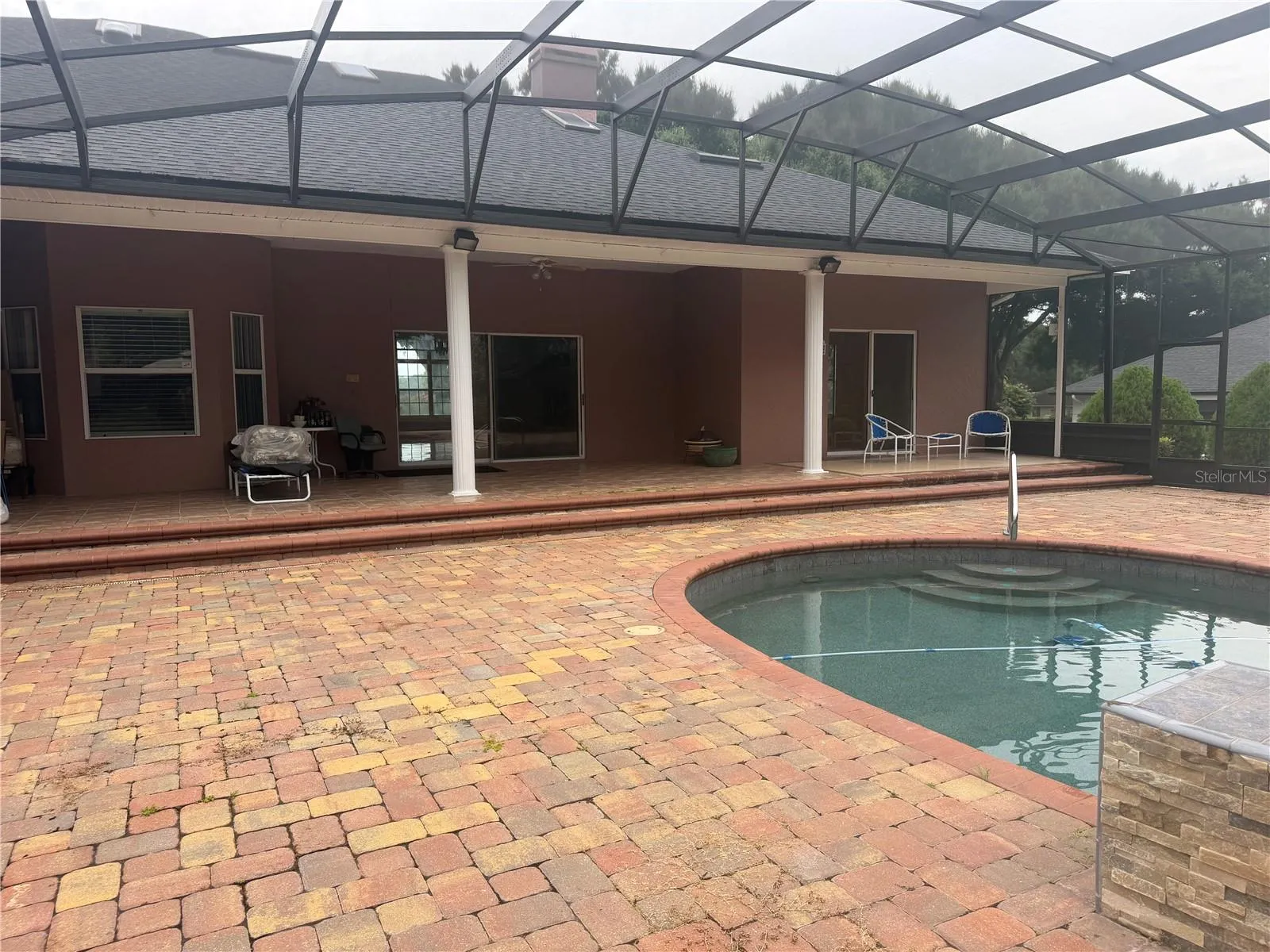 Outside porch
