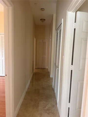 Hallway to the rooms