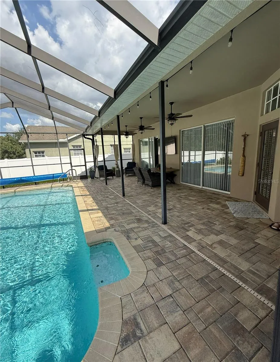 Screened in pool