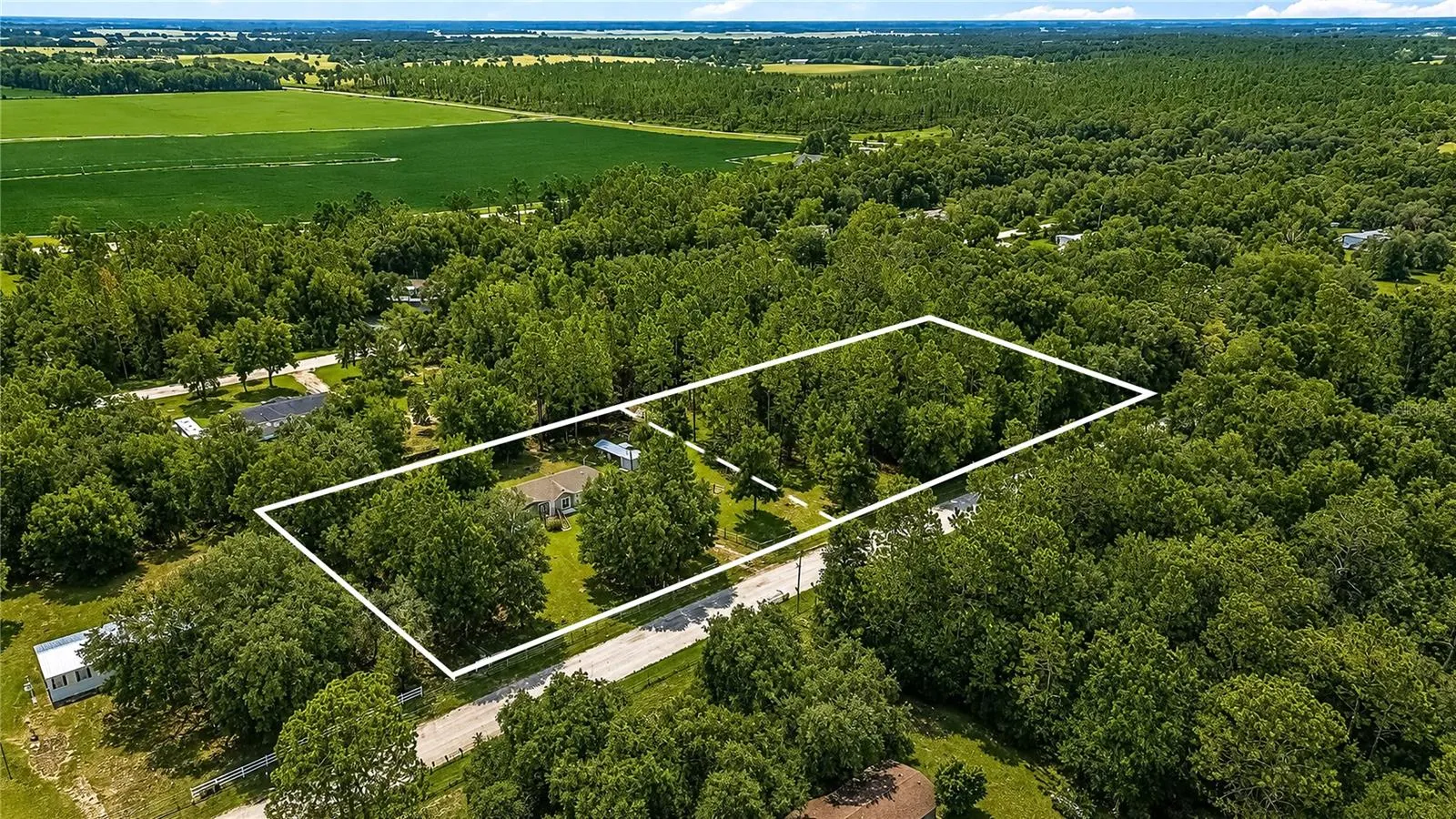 2 lots, so this could possibly be subdivided for another home.