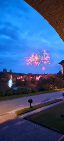 Watch Fireworks from the balcony