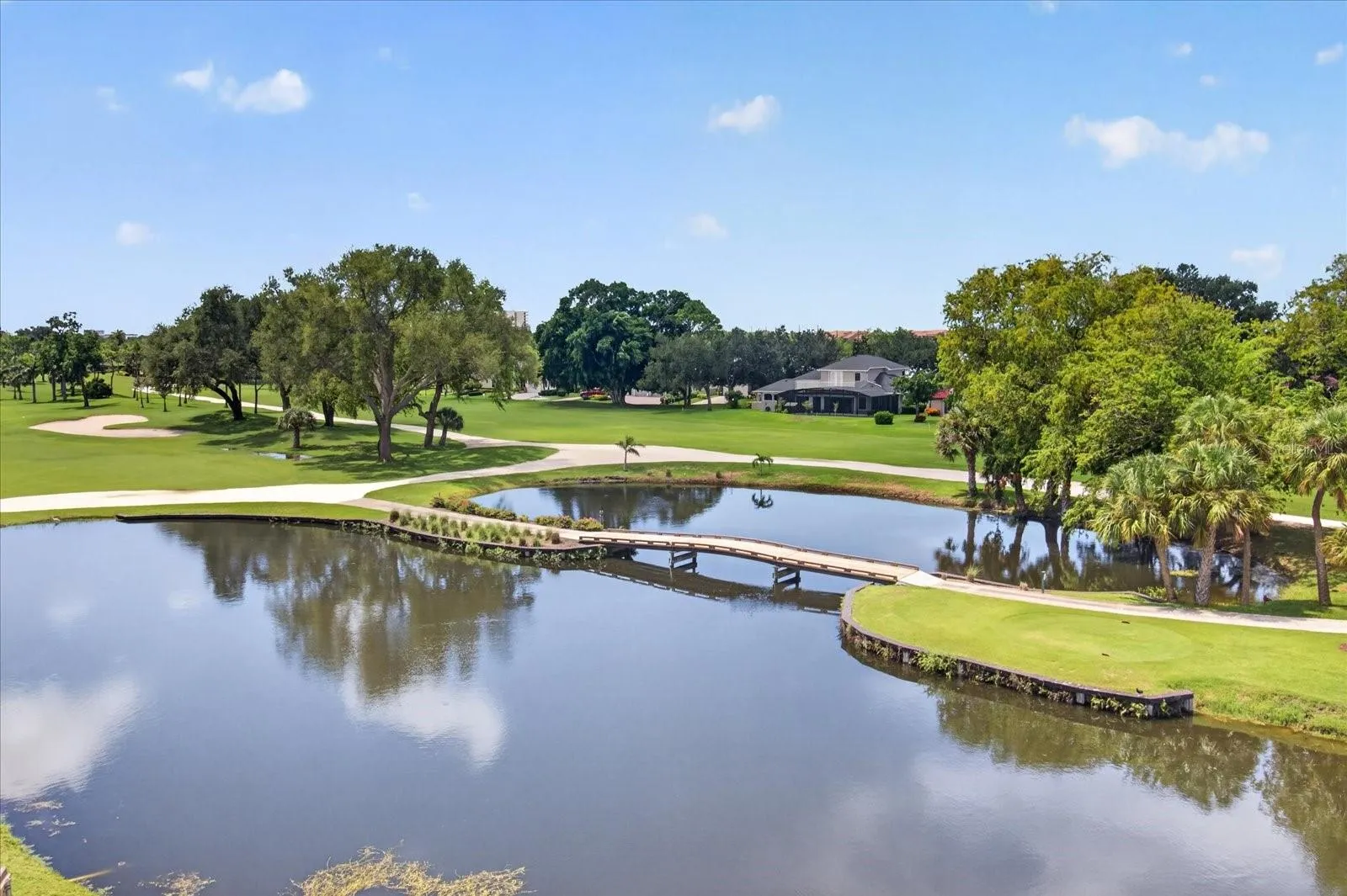 View of the Pond and the Golf Course From The Condo