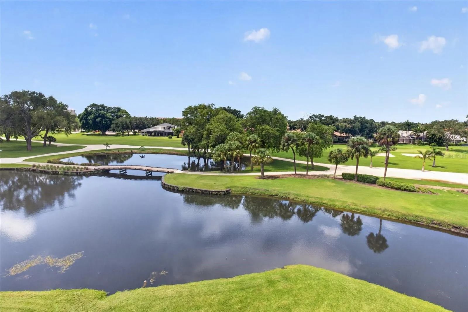 View of the Pond and the Golf Course From The Condo