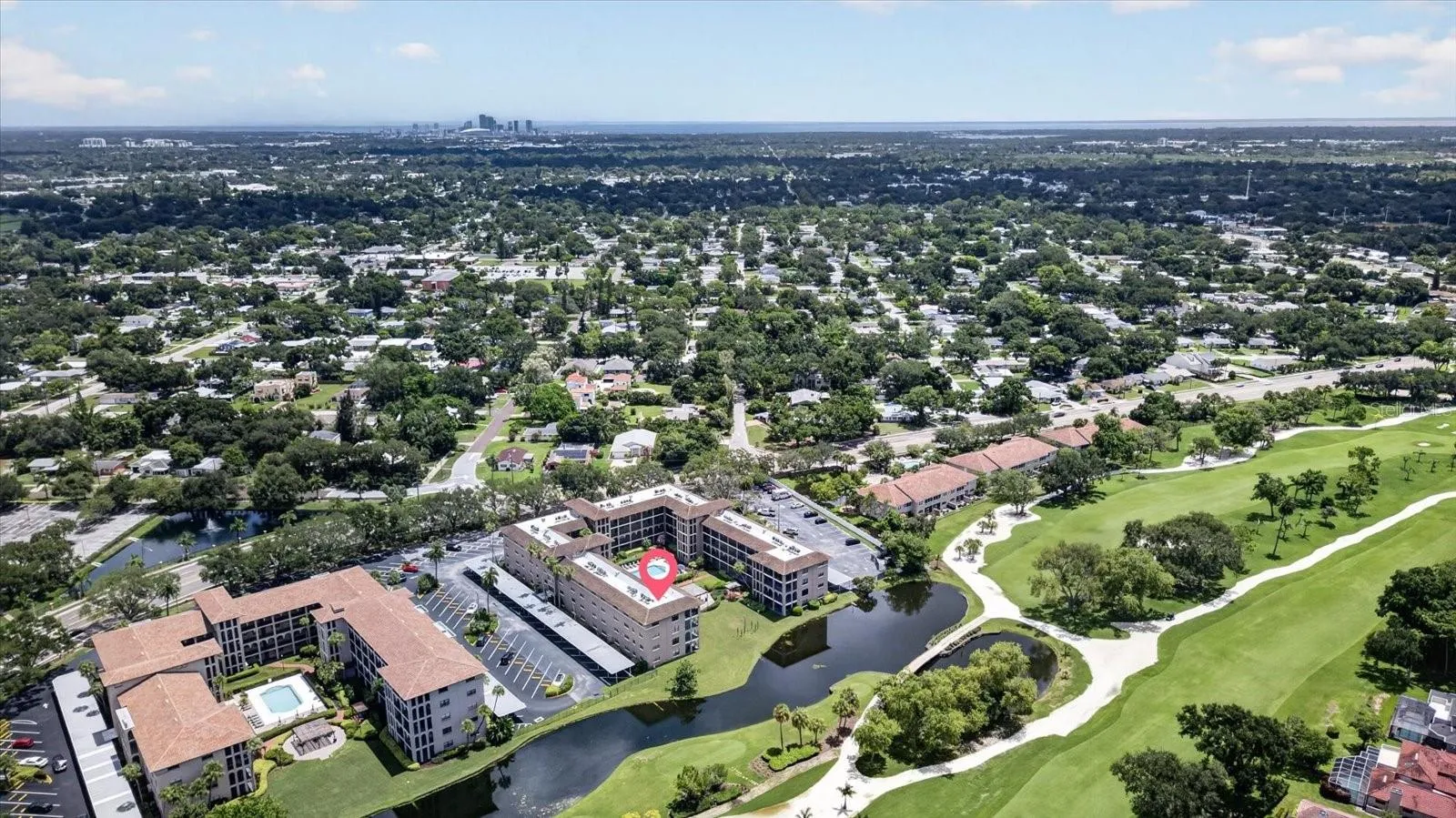 Red Pin Drop Is The Condo Location