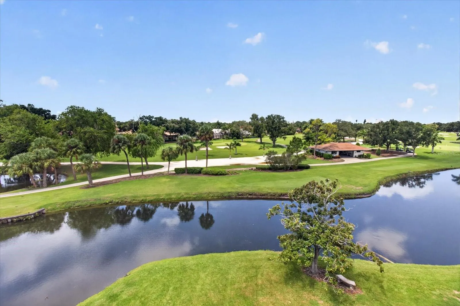 View of the Pond and the Golf Course From The Condo