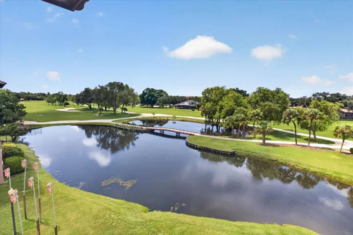 View of the Pond and the Golf Course From The Condo