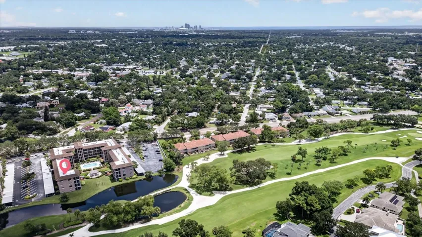 Red Pin Drop Shows Location Of The Condo