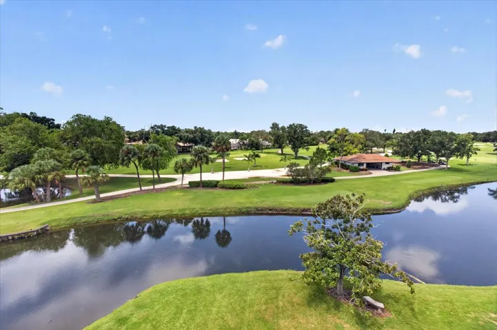 View of the Pond and the Golf Course From The Condo