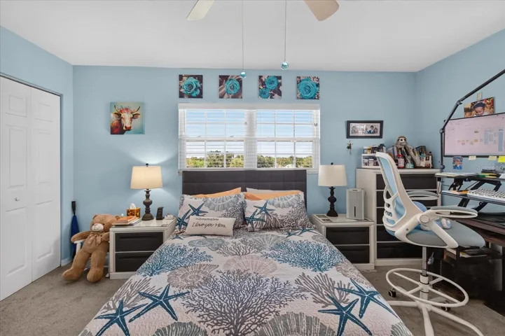 Primary Bedroom With Ensuite Bathroom and Double Built In Closets.